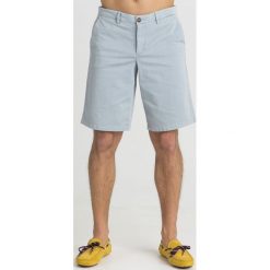 SPODENKI Trussardi Jeans. Niebieskie spodenki i szorty męskie Trussardi Jeans, m, bez wzorów, z elastanu. Za 379,00 zł.