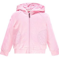 Brums - Bluza dziecięca 98-122 cm. Różowe bluzy dziewczęce Brums, bez wzorów, z bawełny, z kapturem. W wyprzedaży za 79,90 zł.