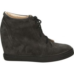 Botki - 1061 CAM GRIG. Czarne botki damskie skórzane Venezia. Za 259,00 zł.
