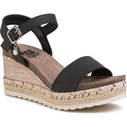 Espadryle XTI - 34242 Black. Czarne espadryle damskie Xti, bez wzorów, ze skóry ekologicznej, bez obcasa, na obcasie. Za 209,00 zł.