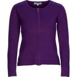Kardigan w kolorze ciemnofioletowym. Fioletowe swetry damskie Cachemire Closet, xl, bez wzorów, z wełny. W wyprzedaży za 169,95 zł.
