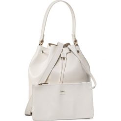 Torebka FURLA - Block 1055805 B BAHD Q26 Talco h. Białe torebki klasyczne damskie Furla, bez wzorów, ze skóry, bez dodatków. W wyprzedaży za 939,00 zł.