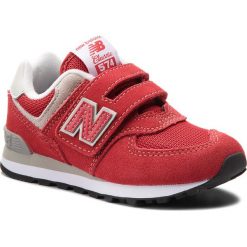 Sneakersy NEW BALANCE - YV574RD Czerwony. Czerwone półbuty dziewczęce New Balance, na rzepy. W wyprzedaży za 189,00 zł.