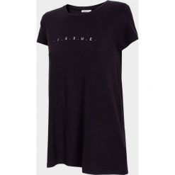T-shirt damski TSD619 - głęboka czerń - Outhorn. Koszulki damskie Outhorn, bez wzorów, z wiskozy, bez kołnierzyka. Za 39,99 zł.
