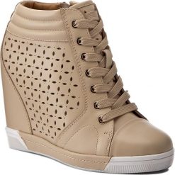 Sneakersy KAZAR - Bridget 28372-01-03 Beżowy. Brązowe półbuty damskie Kazar, ze skóry. W wyprzedaży za 379,00 zł.