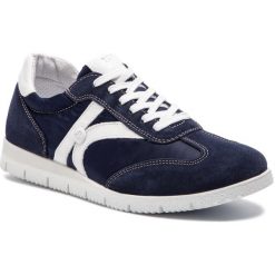 Sneakersy IGI&CO - 3121900 Blu. Niebieskie sneakersy męskie marki IGI&CO, na co dzień, bez wzorów, ze skóry, eleganckie, bez zapięcia. Za 399,00 zł.