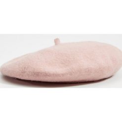 Beret z wełną - Różowy. Różowe berety damskie Mohito, bez wzorów, z wełny. Za 39,99 zł.
