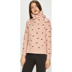Only - Bluza. Różowe bluzy damskie ONLY, s, z nadrukiem, z bawełny, bez rękawów, bez kaptura. W wyprzedaży za 69,90 zł.