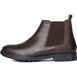 Geox półbuty męskie Rhadalf U845HD 00045 45.0 ciemnobrązowe. Pomarańczowe buty wizytowe męskie Geox, bez wzorów, ze skóry, eleganckie, bez zapięcia. Za 389,00 zł.