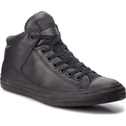 Trampki CONVERSE - Ctas High Street Hi 161473C Black/Black/Black. Czarne tenisówki męskie Converse, z gumy. W wyprzedaży za 279,00 zł.