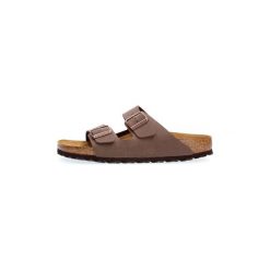 Sandały Birkenstock ARIZONA BIRKO-FLOR sanda_y dla obu p_ci BROWN. Pomarańczowe sandały damskie Birkenstock, bez wzorów, bez obcasa, bez zapięcia. Za 306,99 zł.