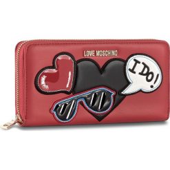 Portfele damskie: Duży Portfel Damski LOVE MOSCHINO – JC5504PP15LT0500 Rosso