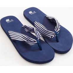 Japonki - Granatowy. Niebieskie japonki damskie Reserved. W wyprzedaży za 19,99 zł.