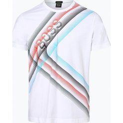 BOSS Athleisure - T-shirt męski – Tee 3, biały. Białe t-shirty męskie BOSS Athleisure, s, bez wzorów, bez kołnierzyka. Za 299,95 zł.