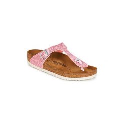 Japonki Birkenstock GIZEH. Różowe klapki damskie Birkenstock, bez wzorów, bez obcasa. Za 329,00 zł.