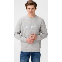 Pepe Jeans George Bluza Szary. Szare bluzy męskie Pepe Jeans, xxl, z haftami, z bawełny, bez kołnierzyka, bez rękawów, bez kaptura. Za 335,95 zł.