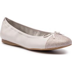 Baleriny TAMARIS - 1-22129-22 Cloud 227. Szare baleriny damskie Tamaris, bez wzorów, ze skóry, bez obcasa, bez zapięcia. Za 229,90 zł.