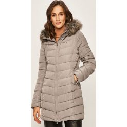 Only - Kurtka. Szare kurtki damskie ONLY, s, bez wzorów, z poliesteru, długie, z kapturem. W wyprzedaży za 179,90 zł.