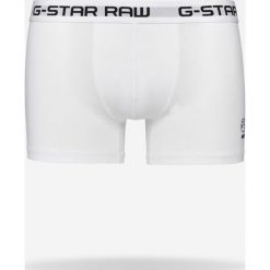 G-Star Raw - Bokserki. Białe bokserki męskie G-Star RAW, bez wzorów, z elastanu. W wyprzedaży za 39,90 zł.