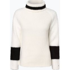 Tommy Hilfiger - Sweter damski, beżowy. Brązowe swetry damskie marki TOMMY HILFIGER, xxl, bez wzorów, z dzianiny, bez rękawów, bez kaptura. Za 599,95 zł.