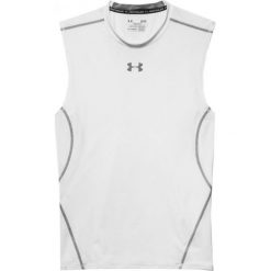 Under Armour Koszulka termoaktywna HeatGear Compression Sleeveless 1257469-100 S. Szare koszulki sportowe męskie Under Armour, m. Za 102,36 zł.