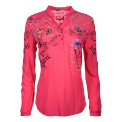 Desigual Bluzka Damska Xl Różowy. Czerwone bluzki asymetryczne Desigual, xl. Za 330,00 zł.