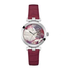 Zegarek "Y22005L3" w kolorze bordowo-srebrnym. Czerwone, analogowe zegarki damskie Liu Jo, Guess, srebrne. W wyprzedaży za 339,95 zł.