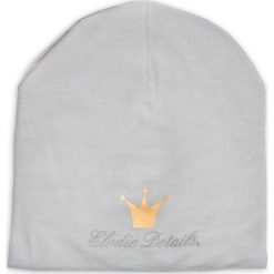 Elodie Details - LOGO Beanie - Marble Grey 12-24m. Szare czapeczki niemowlęce Elodie Details, bez wzorów. Za 85,51 zł.