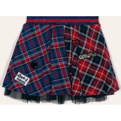 Blukids - Spódnica dziecięca 98-134 cm. Niebieskie spódniczki dziewczęce Blukids, z aplikacjami, z elastanu, mini, rozkloszowane. Za 79,90 zł.