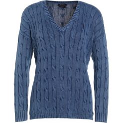 Swetry klasyczne damskie: Polo Ralph Lauren SIDE SLIT Sweter indigo