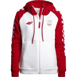 Bluzy męskie: Bluza damska Chorwacja Pyeongchang 2018 BLD750 – biały