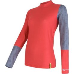 Sensor Bluzka Termiczna Flow Red/Reindeer Xl. Czerwone bluzki sportowe damskie marki Sensor, xl, z długim rękawem, outdoorowe. W wyprzedaży za 99,00 zł.
