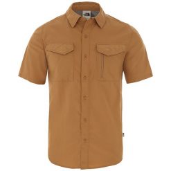 THE NORTH FACE SEQUOIA > 0A2XJXWXE1. Koszule męskie The North Face, xxl, bez wzorów, z tkaniny, eleganckie, bez kołnierzyka, z krótkim rękawem. W wyprzedaży za 199,99 zł.
