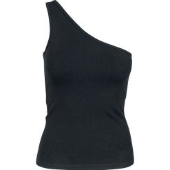 Urban Classics Ladies Asymmetric Top Top damski czarny. Czarne bluzki damskie marki Urban Classics, l, w paski, bez kołnierzyka. Za 54,90 zł.