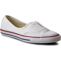 Trampki dziewczęce: Trampki CONVERSE – Ctas Cove Slip 351516C White/Natura
