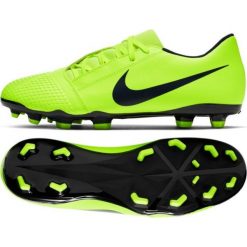 Buty Nike Phantom Venom Club Fg M AO0577 717 zielone. Zielone buty sportowe męskie Nike, ze skóry, bez zapięcia, do piłki nożnej. W wyprzedaży za 269,00 zł.
