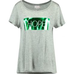 T-shirty damskie: Kaffe FOLIA Tshirt z nadrukiem light grey melange