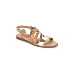 Sandały Casual Attitude GIOMINO. Pomarańczowe sandały damskie marki Casual Attitude, bez wzorów, casualowe, bez obcasa, bez zapięcia. Za 159,20 zł.