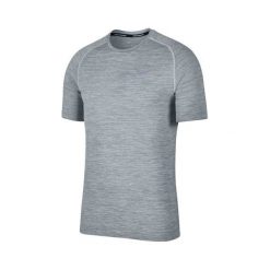 Nike M NK DF KNIT TOP SS, 10 | URUCHOMIENIE | MĘŻCZYZNA | TOP Z KRÓTKIM RĘKAWEM | PURE PLATINUM / COOL GREY XL. Szare koszulki męskie Nike, xl, bez wzorów, sportowe, bez kołnierzyka, z krótkim rękawem, krótkie. W wyprzedaży za 214,22 zł.