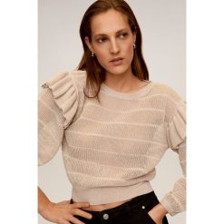 Mango - Sweter Meninas. Różowe swetry damskie Mango, s, bez wzorów, z bawełny, bez rękawów, bez kaptura. Za 139,90 zł.