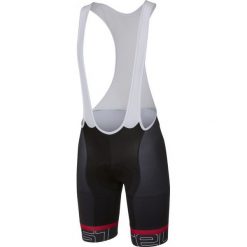 Castelli Spodenki Volo Bibshort Black/White Xxl. Czarne spodenki sportowe męskie Castelli, s, bez wzorów, z lycry, sportowe, na fitness i siłownię. Za 453,00 zł.