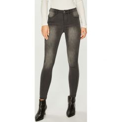 Answear - Jeansy. Szare jeansy damskie skinny marki ANSWEAR, s, z elastanu. W wyprzedaży za 79,90 zł.
