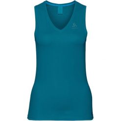 Odlo Koszulka damska TOP V-neck Singlet Active F-dry Ligh niebieska r. S (140931). Niebieskie t-shirty męskie marki Odlo, s. Za 75,95 zł.