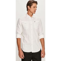 G-Star Raw - Koszula. Białe koszule męskie G-Star RAW, s, bez wzorów, z bawełny, klasyczne, z klasycznym kołnierzykiem, z długim rękawem. Za 419,90 zł.