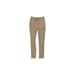Spodnie z lejącego materiału G-Star Raw POWEL UTILITY 3D SPORT. Brązowe spodnie damskie G-Star RAW. Za 398,30 zł.