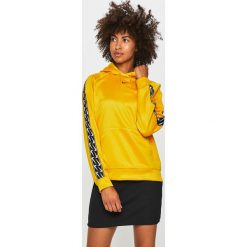Nike Sportswear - Bluza. Żółte bluzy damskie Nike Sportswear, s, z aplikacjami, z bawełny, bez rękawów, z kapturem. W wyprzedaży za 199,90 zł.