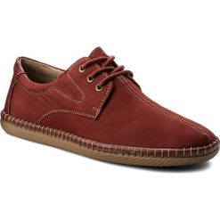 Półbuty męskie: Półbuty LASOCKI FOR MEN – MI16-217005 Czerwony