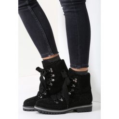 Czarne Traperki 95 Tears. Czarne buty zimowe damskie vices. Za 69,99 zł.