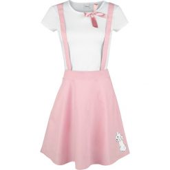 Aristocats Marie Sukienka biały/różowy. Różowe sukienki damskie na komunię marki Aristocats, na imprezę, l, w paski, z tworzywa sztucznego, z kokardą. Za 199,90 zł.