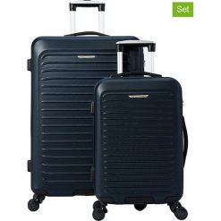 Walizki: Walizki (2 szt.) „Ibiza” w kolorze granatowym